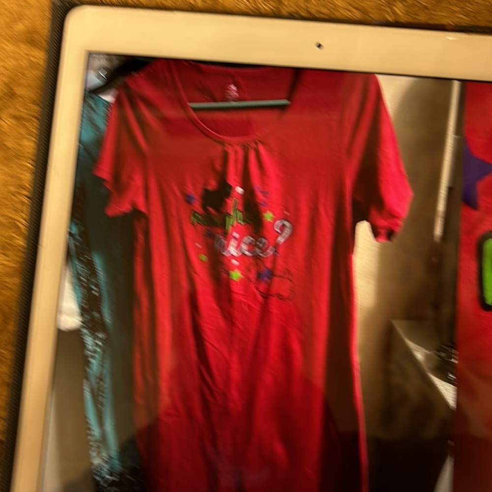 Ladies Night Shirt Christmas theme, sz small - Picture 2 of 6